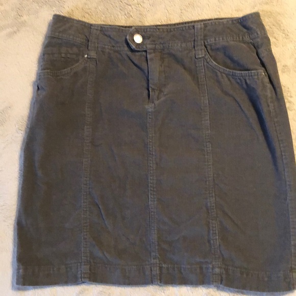 Faded Glory gray corduroy mini skirt - Picture 1 of 4